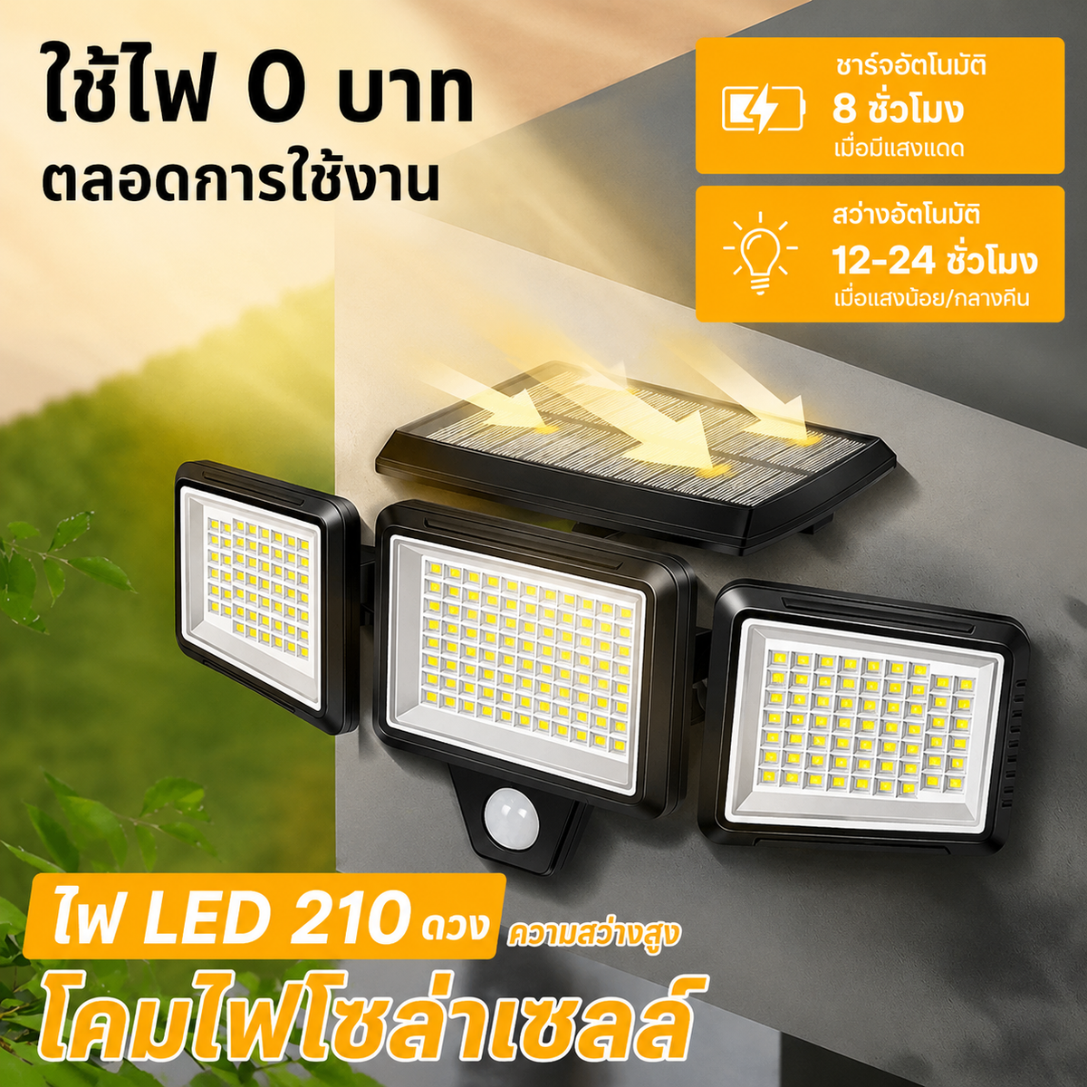 MIMUMI ไฟโซล่าเซลล์นอกบ้าน